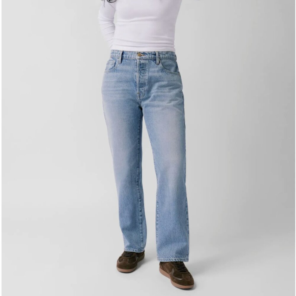 Nelle Atelier The Claire Petite Vintage Boyfriend Jean